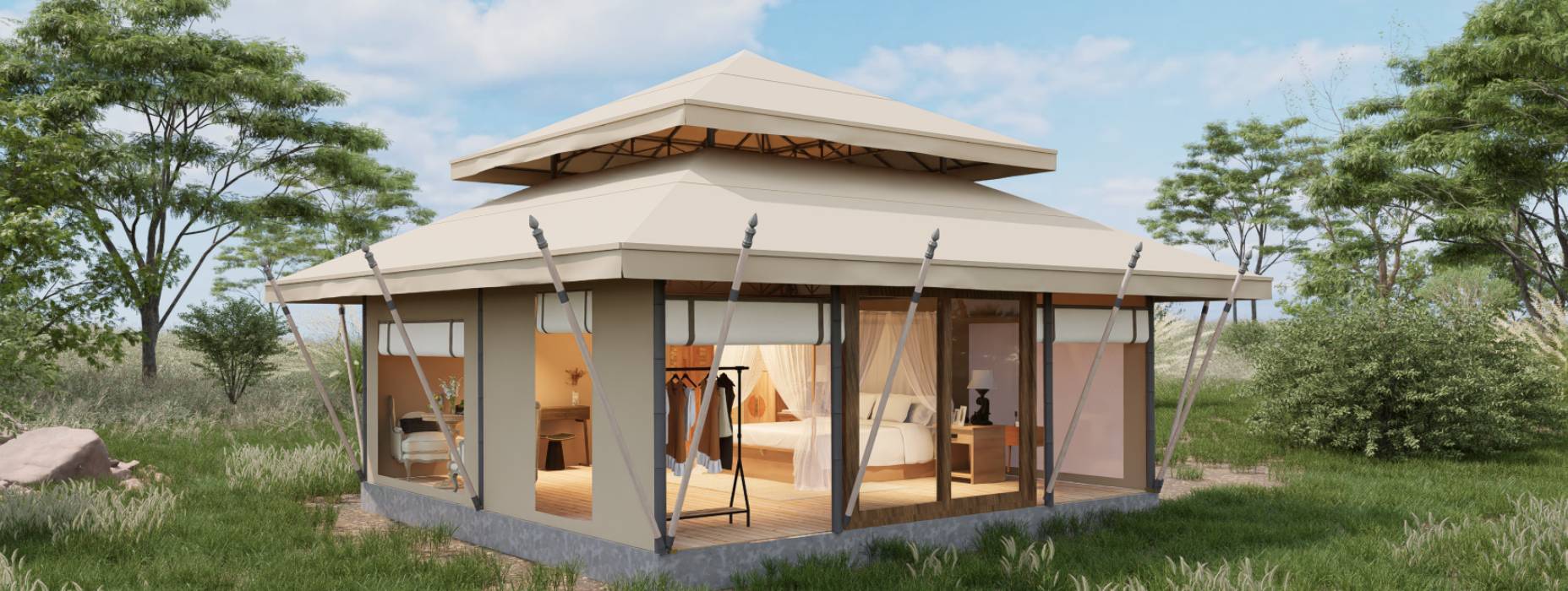 博爱县户外野奢帐篷